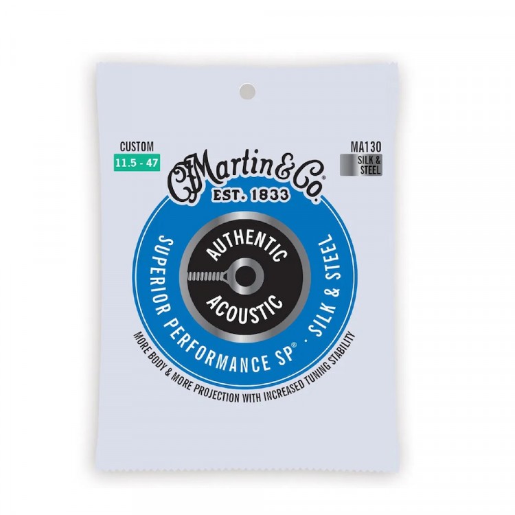 Martin Strings MA130 銀絲弦 木吉他弦 11.5-47